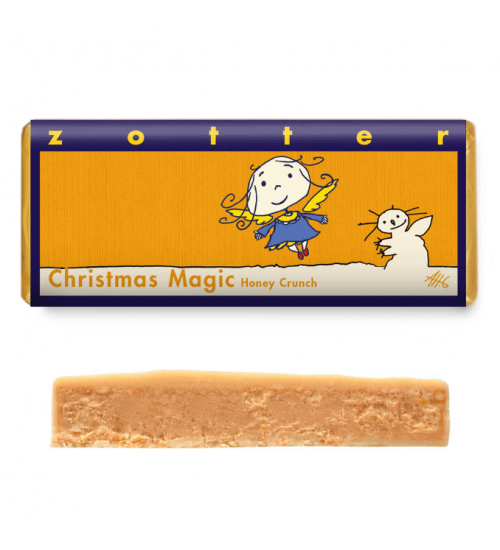 Täidisega šokolaad "Christmas Magic"-Honey Crunch